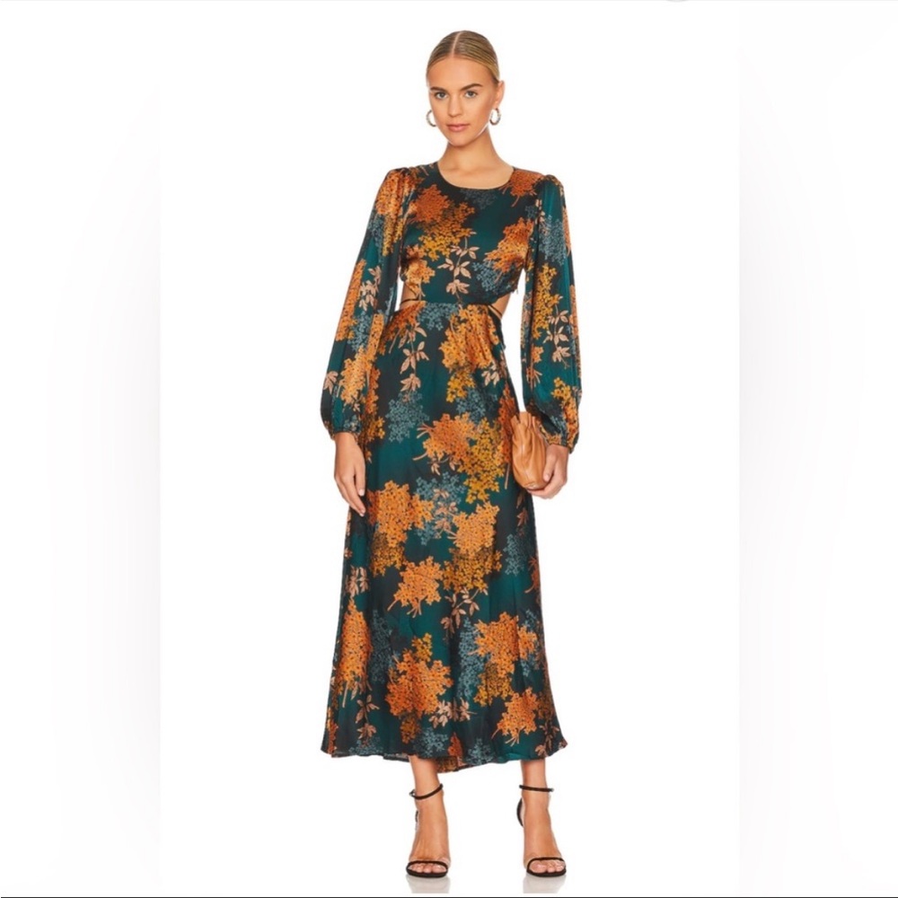 ASTR the Label - Quinn Midi Dress - Size S